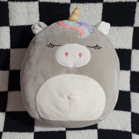 Sleeping gray unicorn squishmallows Teresa 12 in - Picture 1 of 2